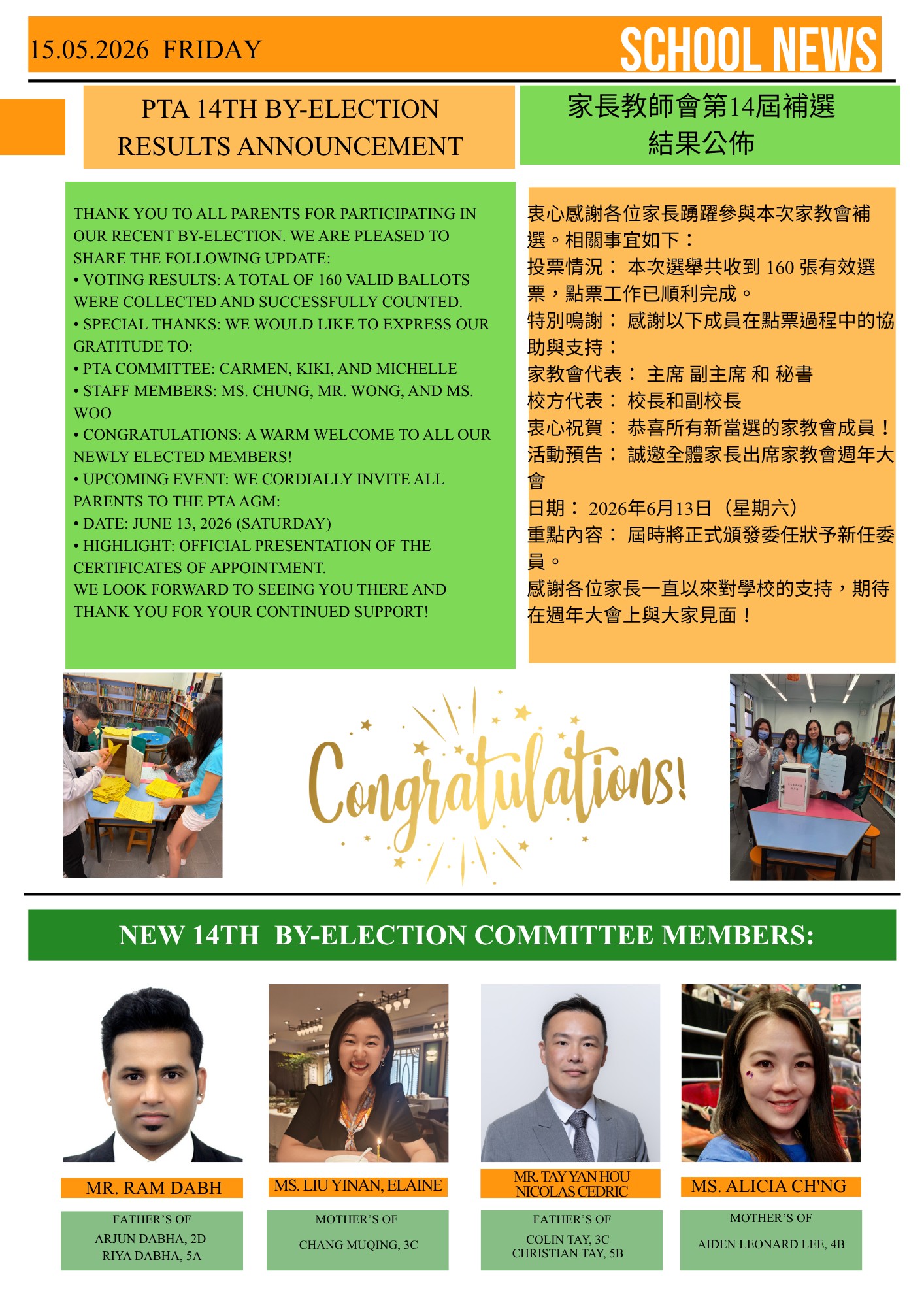 PTA By election result